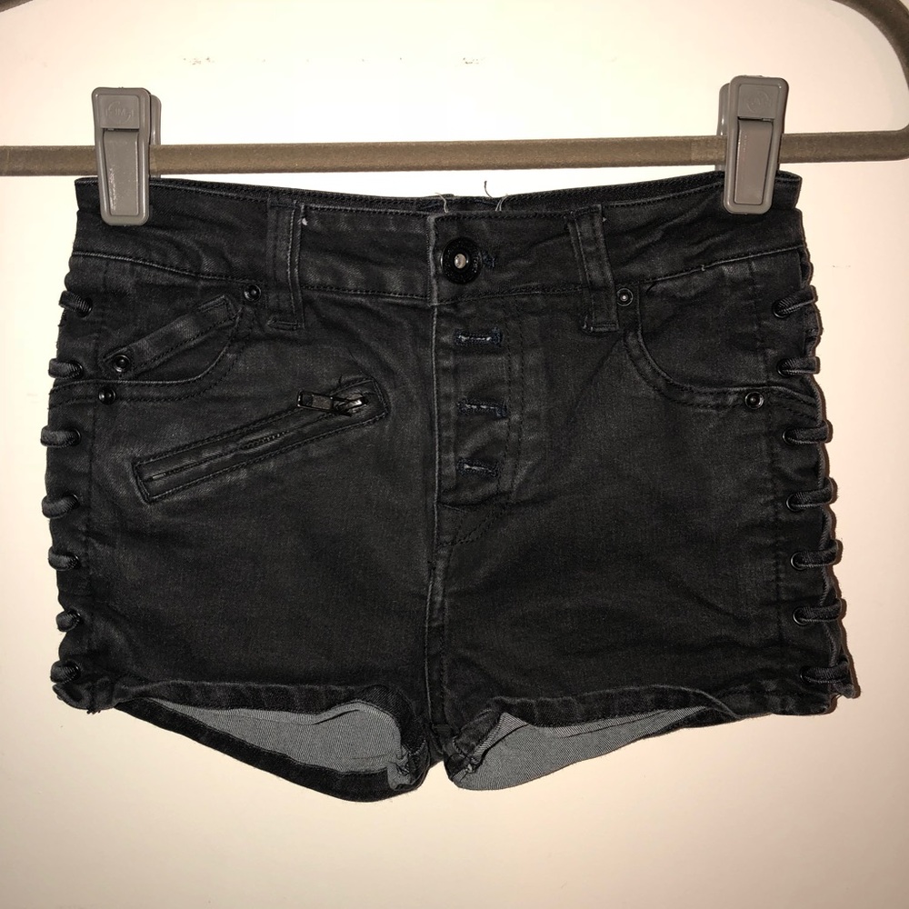 **Free People western style denim shorts**